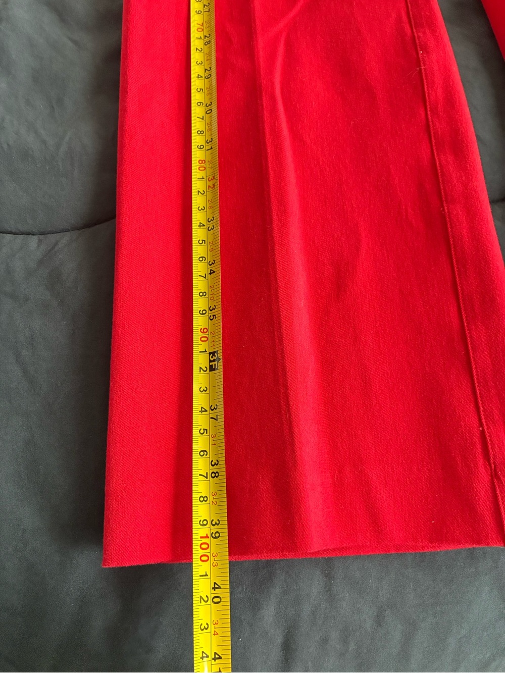 Spanx Women's Supersmooth Perfectfit Flare Red Pants - Picture 11 of 13